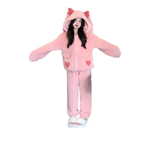 TELENT Pink Women's Pajama Sets TELENT Розовый Женские Пижамные Комплекты