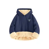 [Шерпа-толстовка] Темно-синий (Tb Звездное небо Promise Логотип на груди)