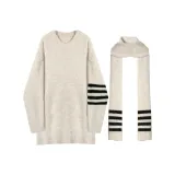 Абрикосовый топ + шарф