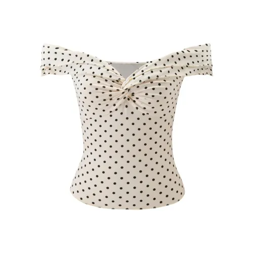 Tiger Mist Крем Точка Женские T Рубашки