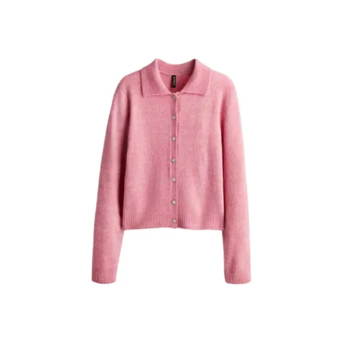 H M Розовый Melange Женский Трикотаж