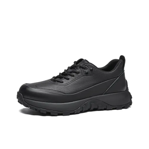 HARSON Износостойкий Легкий Водонепроницаемый Противоскользящий Повседневная Обувь Мужская Черная