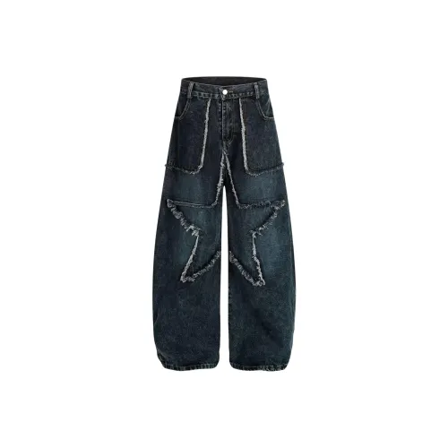 SINKACME Темно-синие женские джинсы