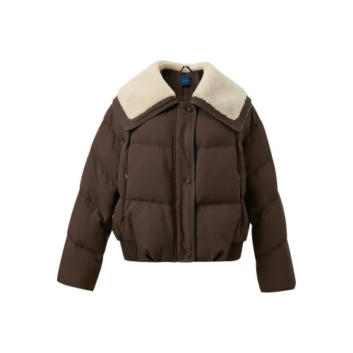 3COLOUR Красный Коричневый Женский Пух