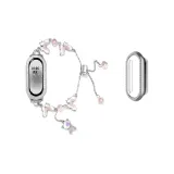 Розовый Белый Бабочка Ромб + Серебряный Одиночный Ромб Чехол