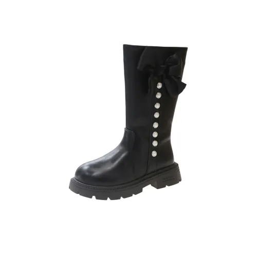 Lv Fielder Детские кожаные сапоги High Top Kids