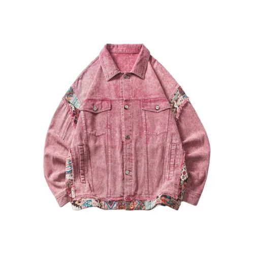 DITB Розовый Женские Джинсовые Куртки