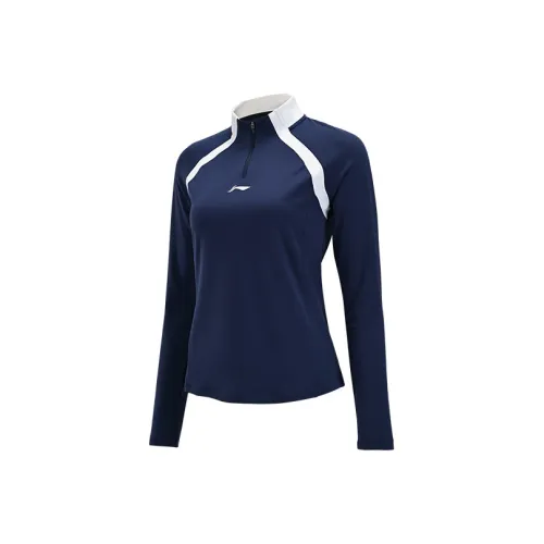 Подкладка Темный Корабельный Синий Женские T-Рубашки