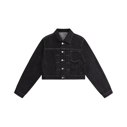 JIYILIAN Темно-синий пальто женские джинсовые куртки