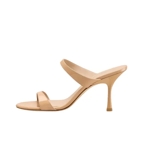 Stuart Weitzman SW Nudist Слипоны 8,5 см Женские Бежевые