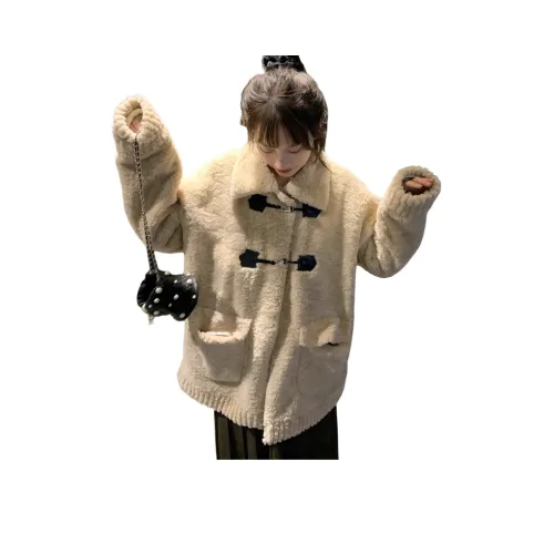 ENPofficial Кремовый Абрикос Женский Пальто