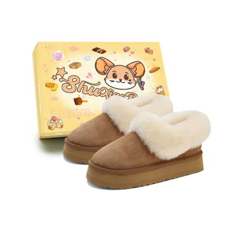 SHUXIAOBEI Сноубутсы Хаки Женские