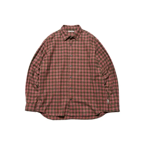 Uniform Experiment Red Men's Shirts Униформа Эксперимент Красные Мужские Рубашки