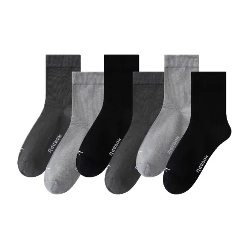 Reebok [6 пар] Смешанные цвета Мужские носки MID до икры