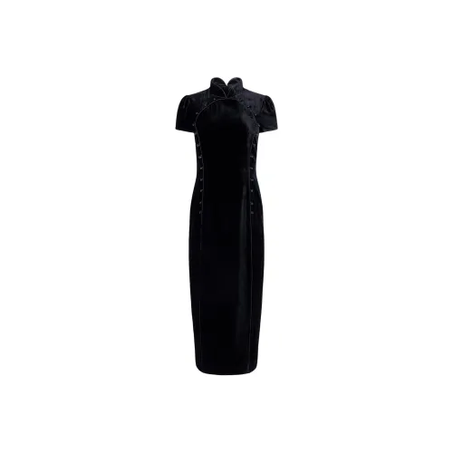 SALONI Короткое платье с короткими рукавами женское