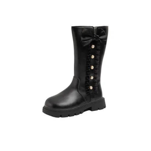 Lv Fielder Высокие детские кожаные сапоги