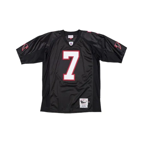 Mitchell Ness Черная Мужская Регбийная Джерси