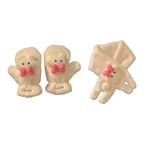 Fishing For Bears Плюшевые Вязаные Перчатки Унисекс