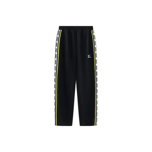 Mizuno Черные Детские Тренировочные Штаны
