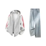 Бело-серый вереск + синий