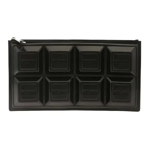 MOSCHINO Телячья кожа Клатч Женский Черный