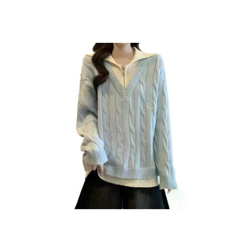 MDEHT Синий Женский Трикотаж