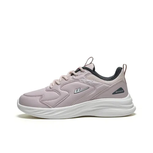 Warrior Легкий Anti Slip Низкий Топ Беговые кроссовки Женские Розовый