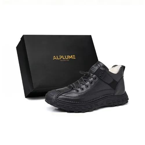 ALPLUME Сноубутсы Черный флис с подкладкой Мужской