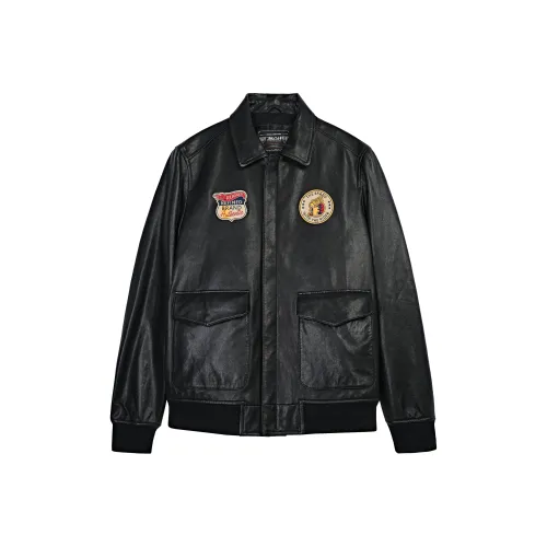 MCS Натуральная кожа Куртка Мужская