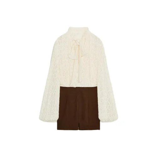 ZARA Телесный Коричневый Женские Комбинезоны