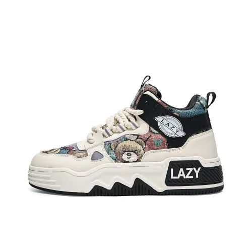 LAZY BONS Покрытие Устойчивое к истиранию Поддержка Увеличение Высоты Высокие Кроссовки для Скейтбординга Унисекс