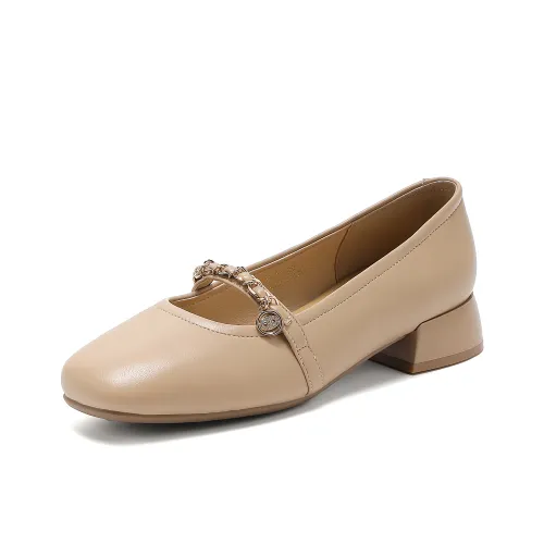 D Fuse SCANDINAVIA Грубый каблук Туфли Мэри Джейн Женские