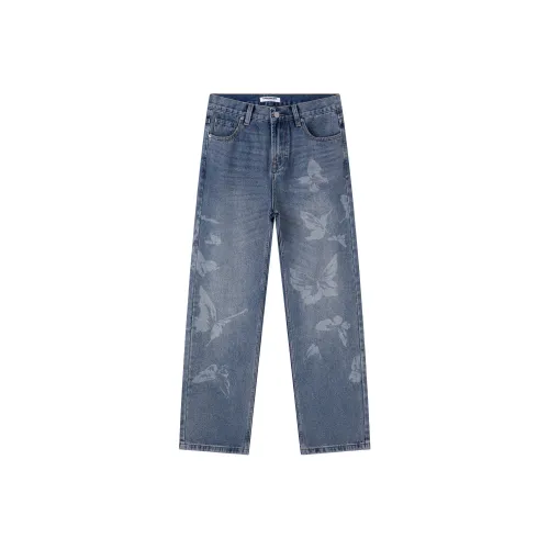 CHOCOOLATE XPB0510 Blue Unisex Jeans CHOCOOLATE XPB0510 Синий Унисекс Джинсы