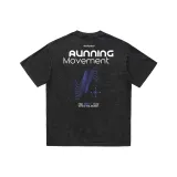 Винтажный короткий рукав