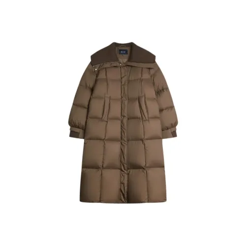 ELLE Кофе Женские Пуховики