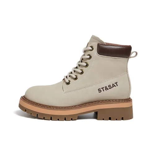 ST SAT 27cm Martin Boot Средний каблук Женские