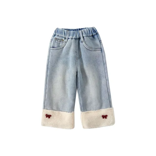 RHOBESAM Модный HOPE 561 Ruyi Bowknot Jeans Джинсы Джинсовый синий Kids Jeans