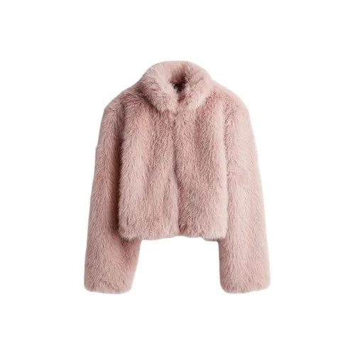 H M Светло-розовый Женские Бархатные Куртки