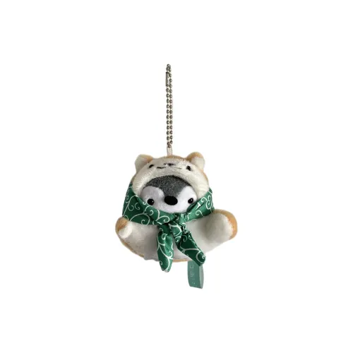 QICAIBOSHI Cartoon Cute Shiba Inu Penguin Plush Pendant 7cm Рекомендуемая высота