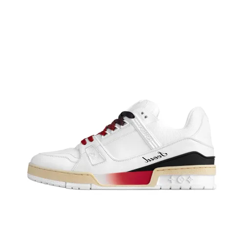 LOUIS VUITTON Trainer Скейтборд Кроссовки Унисекс Несоответствующие цвета