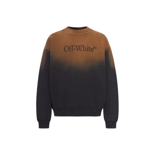 Off Белый Черный Коричневый Мужские Свитшоты