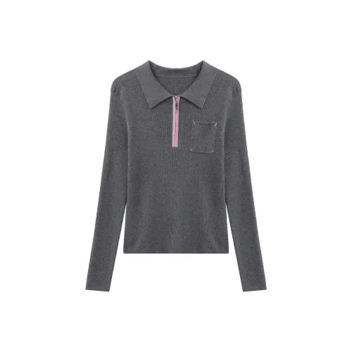 Another Alley Серый Женский Трикотаж