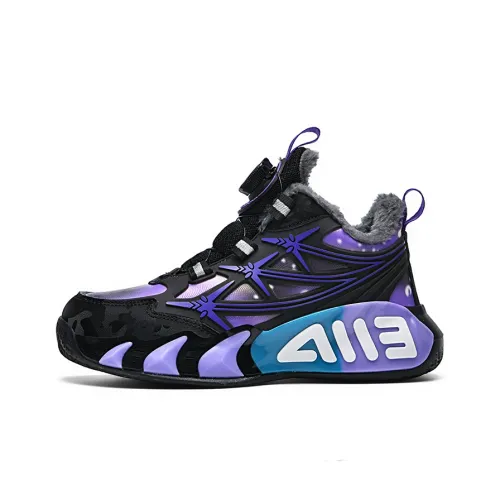 Трансформеры Slip Resistant Anti KICK Устойчивый к износу Водонепроницаемый Термический MID Верх Баскетбольные кроссовки Детские