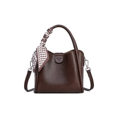 VINEY Коровья кожа Сумка Обычный Женские Кофе