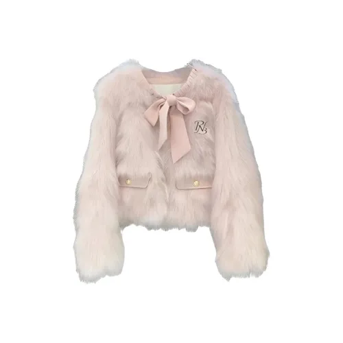PNVB Розовый Женские Меховые изделия
