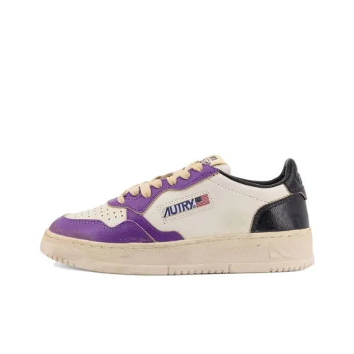 AUTRY Низкий топ Повседневная обувь Женская Бежевый Фиолетовый