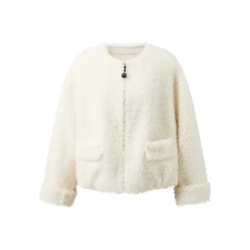 3COLOUR Молоко Белый Женский Мех