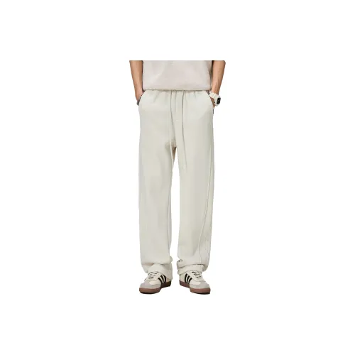 ALL IN Белый Серый Унисекс Повседневные Штаны