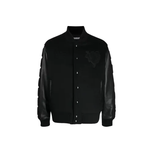 Undercover Patch Детали На пуговицах BOMBER Куртка Черный Куртки Пальто Мужской