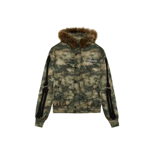 AMIRI Winter Capsule Камуфляж Мужские Пуховики